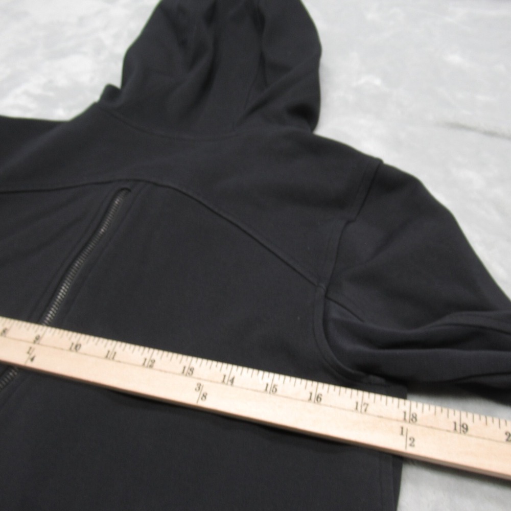 Lululemon City Trek Hoodie Womens 8 Black Pockets Hooded Back Zipper Wicking - Picture 12 of 13